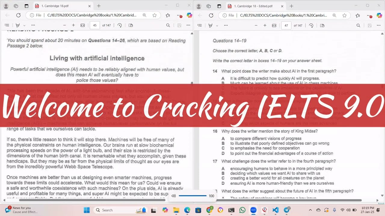 IELTS Academic Reading answers with logical explanation I Living with Artificial Intelligence