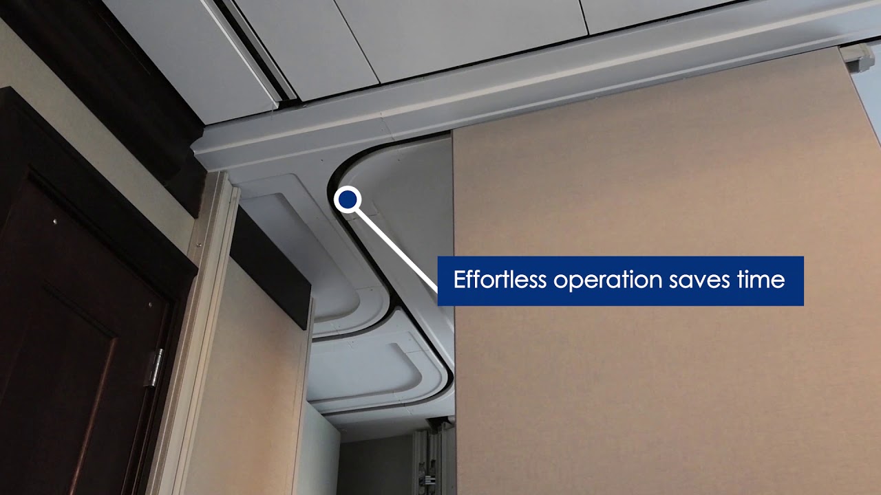 Modernfold Operable Partitions - Smart Track Technology