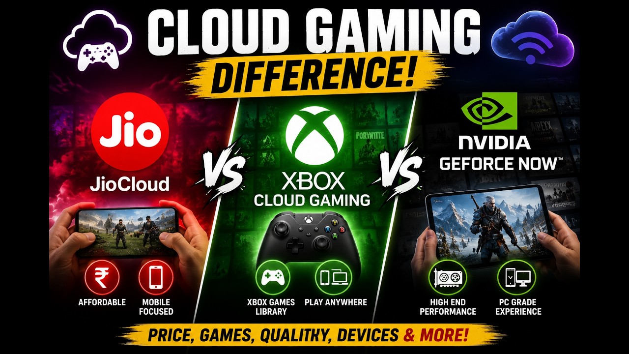 Jio Cloud vs Xbox Cloud vs GeForce NOW ⚡ India | Which One Should You Buy in 2026?