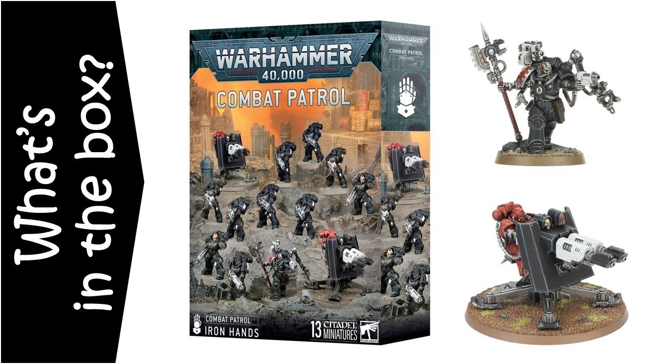 Combat Patrol Iron Hands   Warhammer 40k - Unboxing & Review