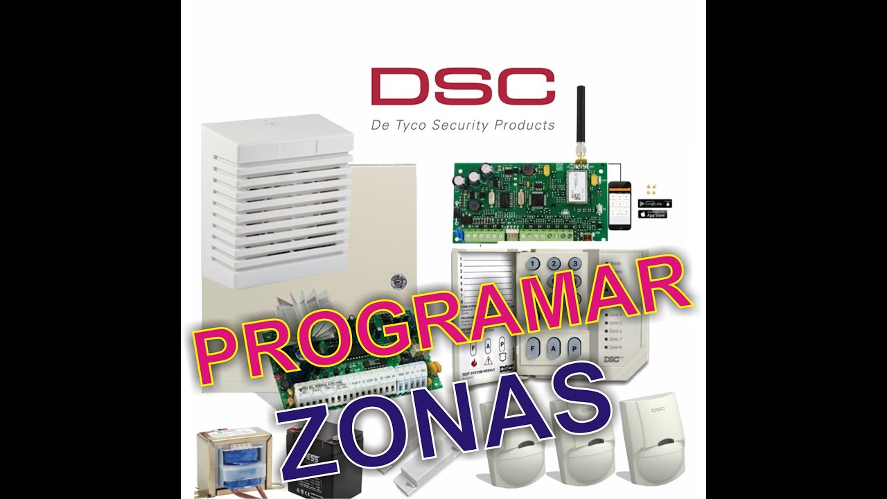Programar zonas alarma DSC