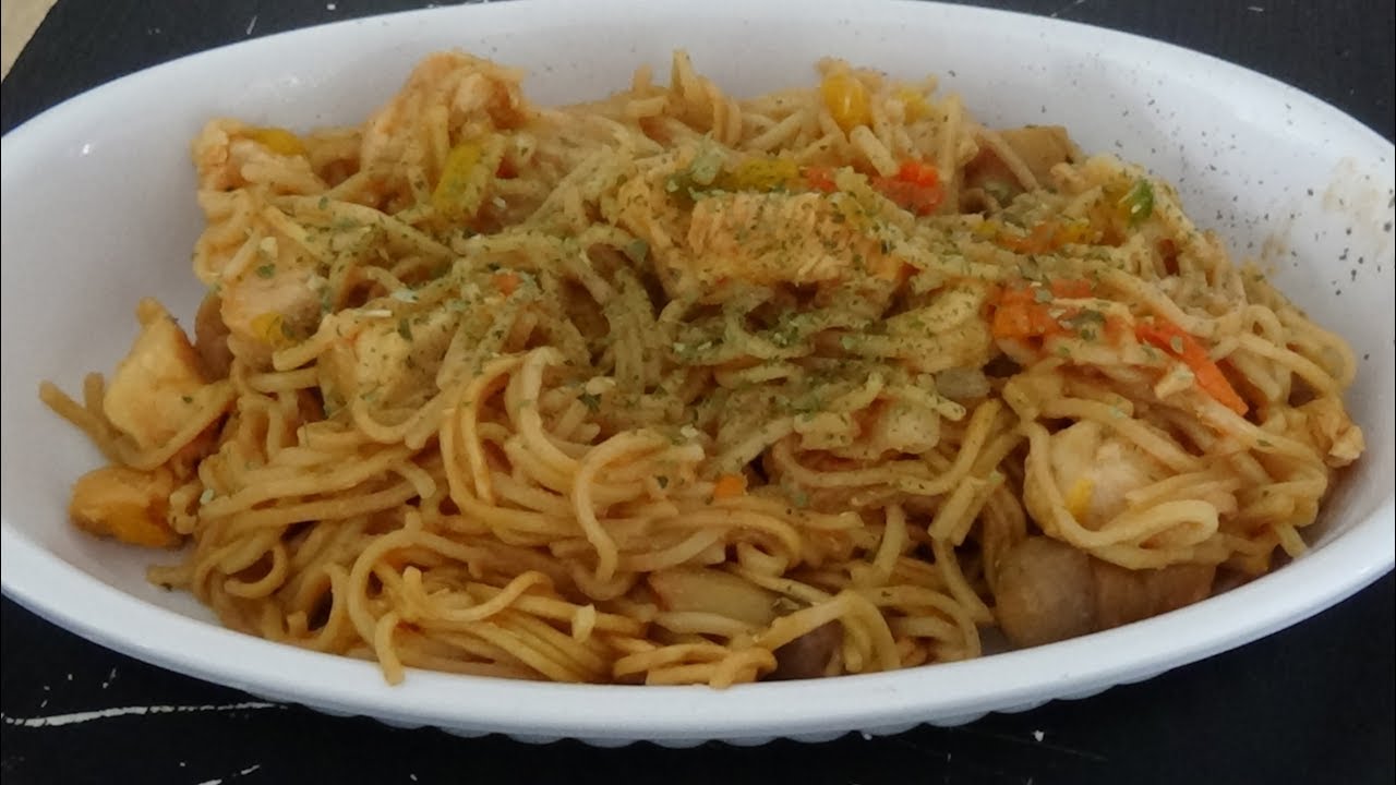 Nouilles Chinoise et poulet au Cookeo