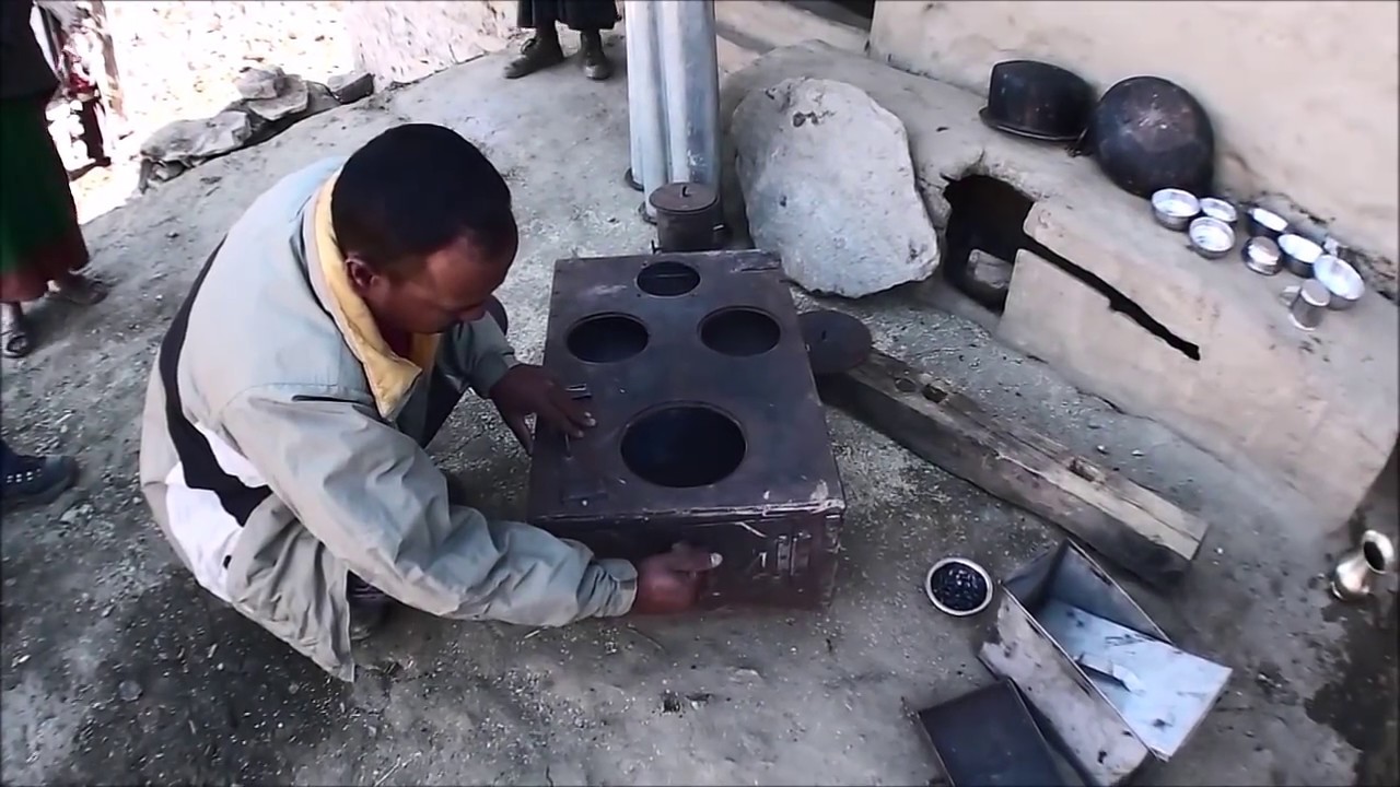 Smokeless Metal Stove Installation Instructional Video in Jumla Villages in Nepali Language