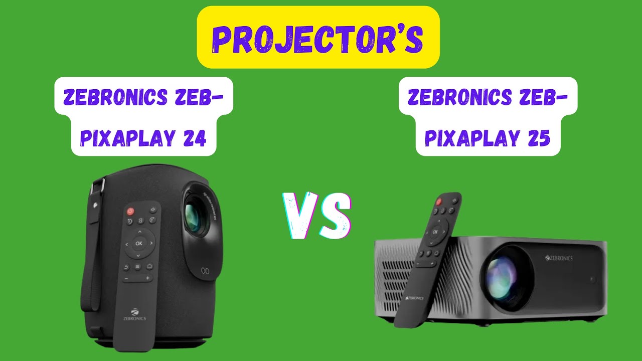 🎯 Pixaplay 24 vs Pixaplay 25 – Which Zebronics Projector is Worth Your Money? 🔥