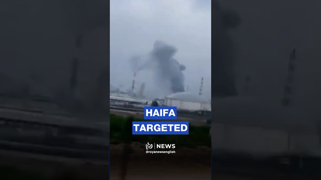 Airstrike hits energy facilities in Haifa