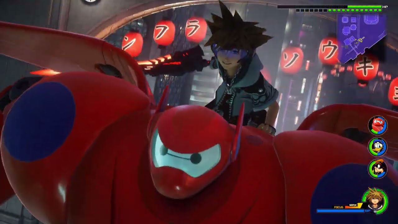 Dark Baymax fight but you're not flying on Baymax [Kingdom Hearts 3]