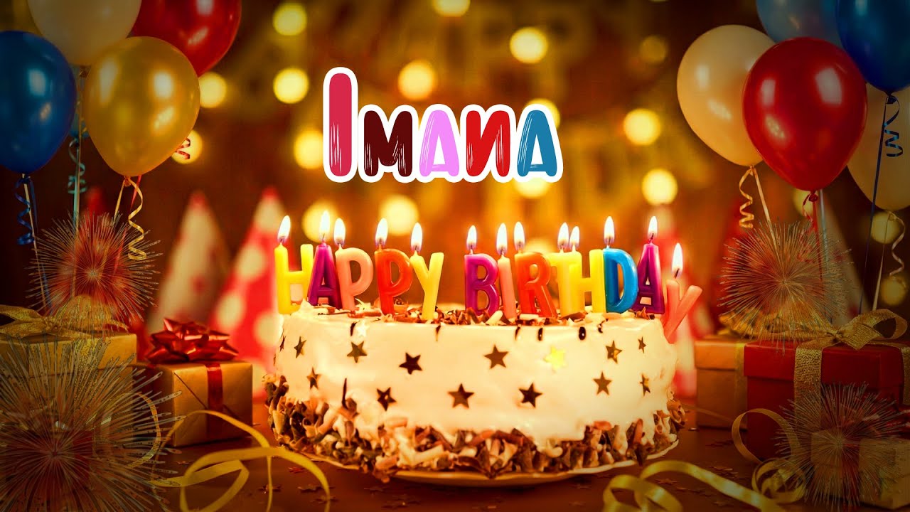 IMANI BIRTHDAY SONG 🎂 YOUR SPECIAL DAY🎉 HAPPY BIRTHDAY IMANI