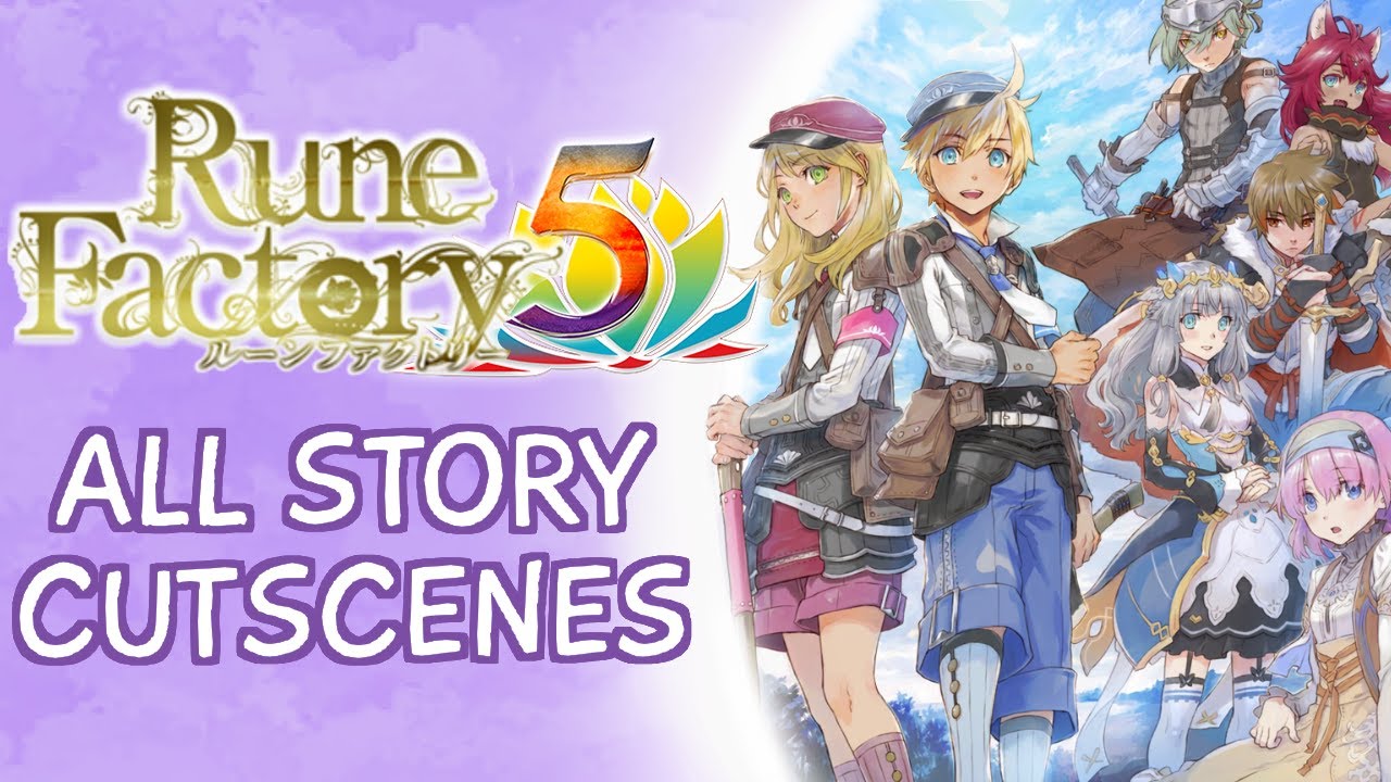 Rune Factory 5 - Main Story Compilation (All Cutscenes + Bosses)