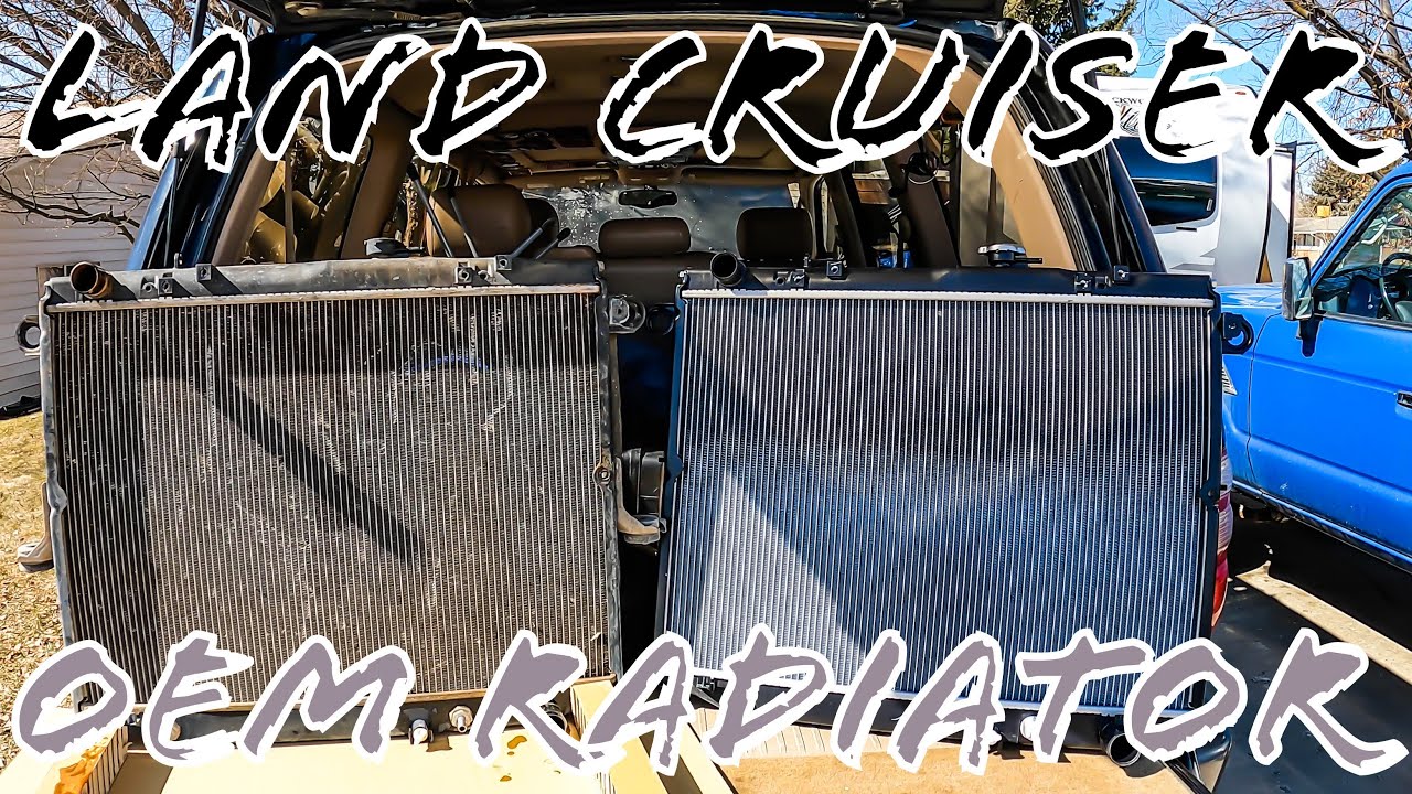 HOW TO REPLACE A RADIATOR ON A 100 SERIES LAND CRUISER | OEM TOYOTA