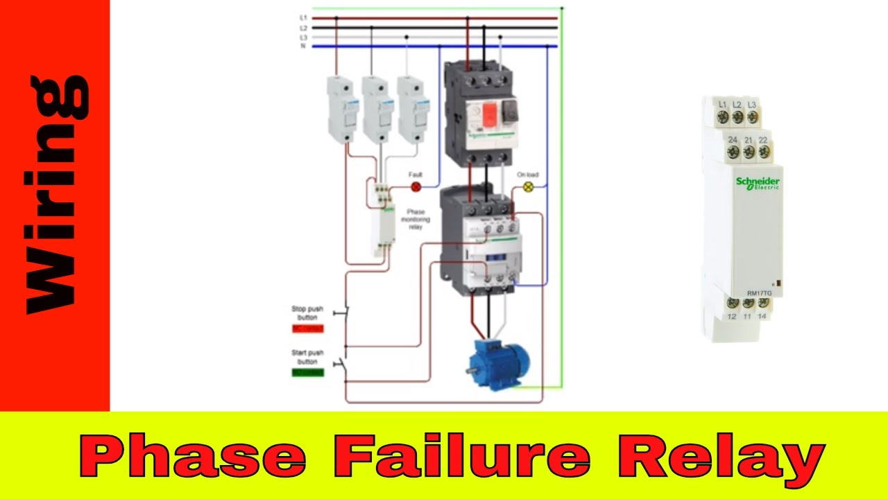 How to wire Phase Failure Relay.