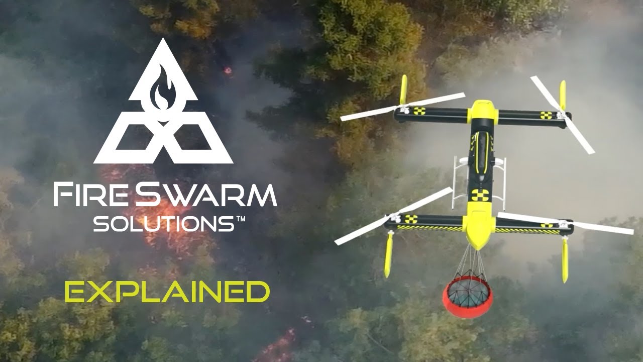 FireSwarm Solutions Explained: Wildfire Suppression & Support with Ultra Heavy-Lift Drone Systems