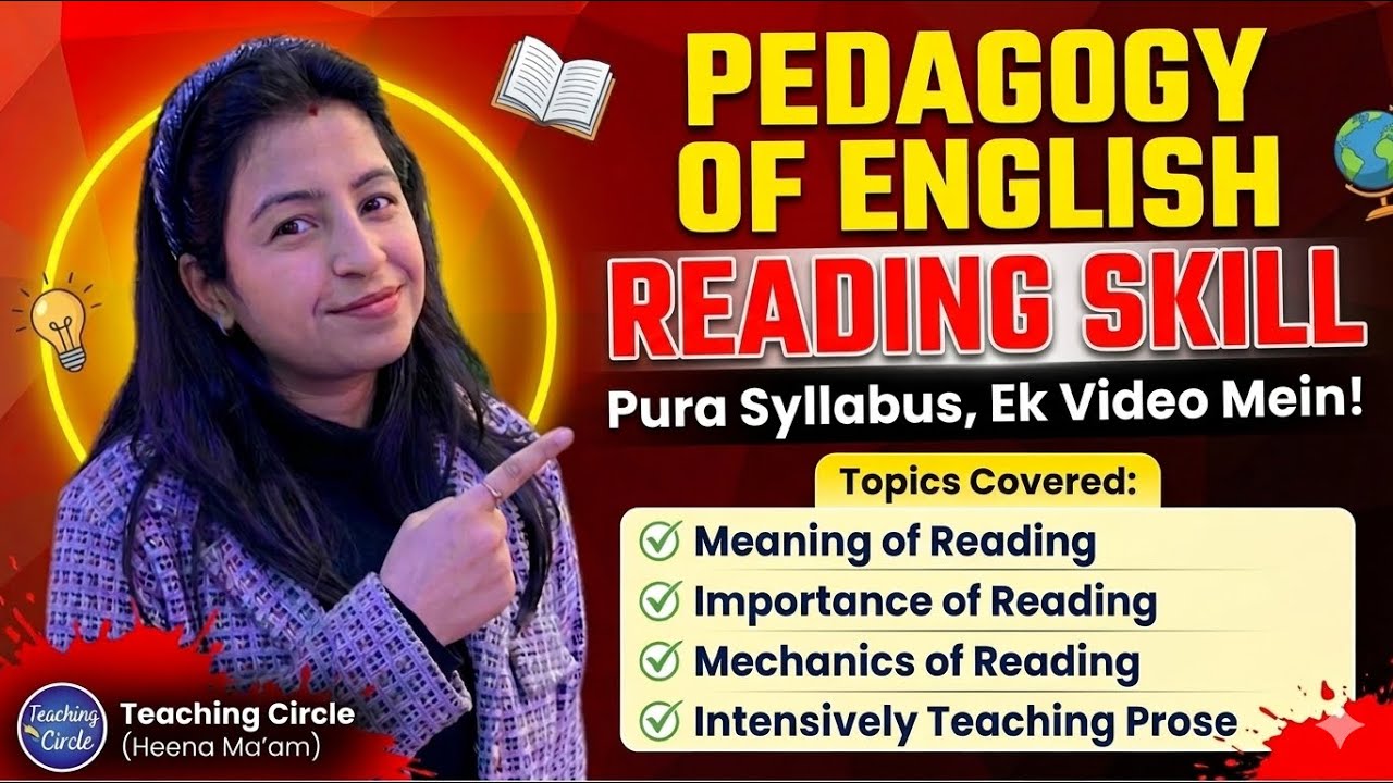 Pedagogy of English ! Reading Skill !  Intensive, Extensive, Aloud & Silent Reading !