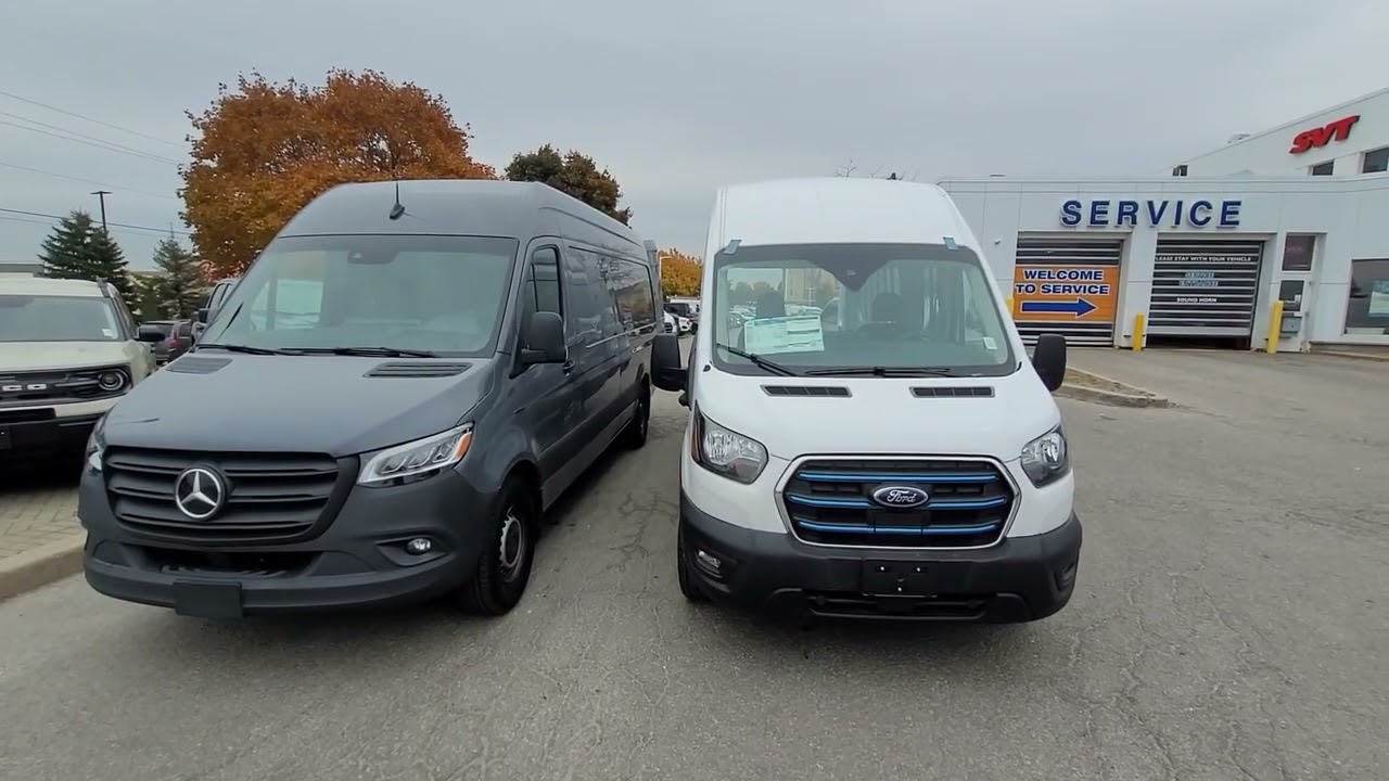 2025 Mercedes eSprinter vs Ford eTransit