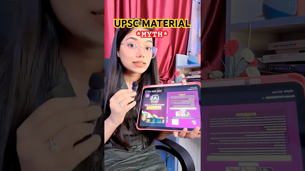 Reading Study Material is *MYTH* for UPSC PRELIMS #motivation #upsc #upscprelims #upscprelims2026