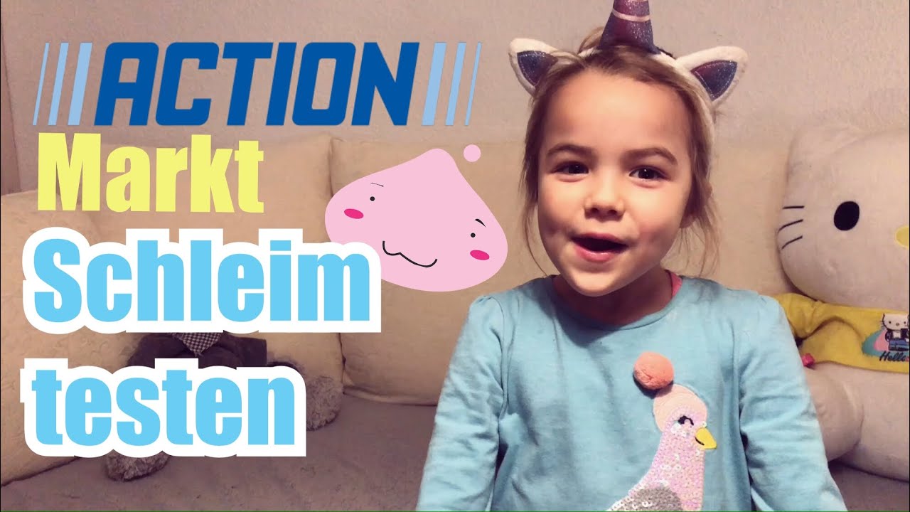 ACTION MARKT SCHLEIM, alle Sorten Slime testen!!!