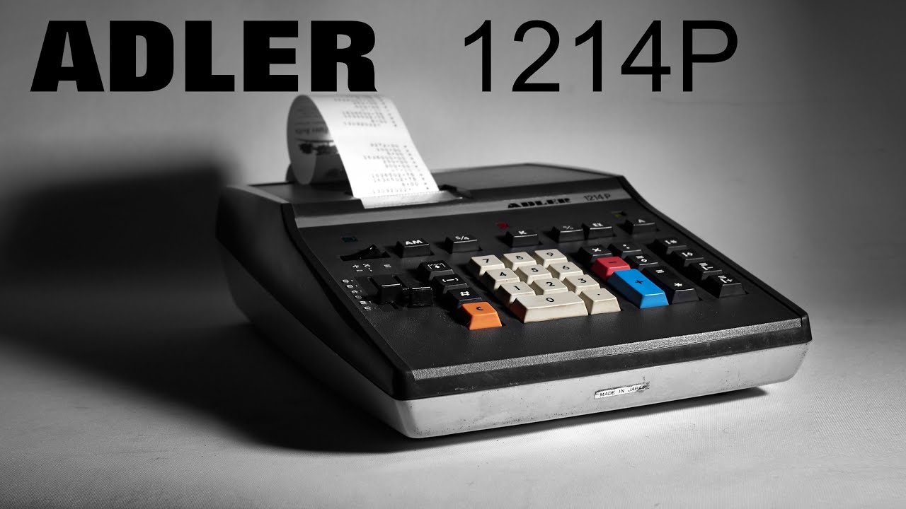 Early 1970s Electronic Calculator - Adler 1214P