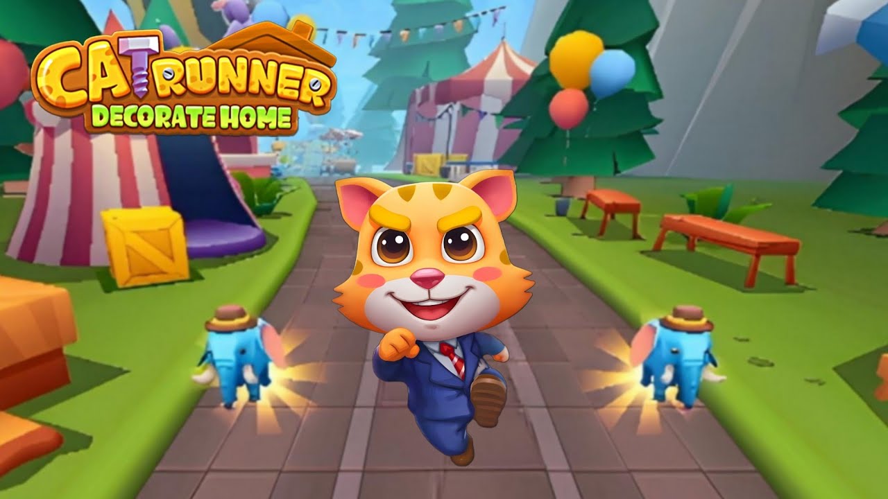 Cat runner decorate home new update 🔥😎
