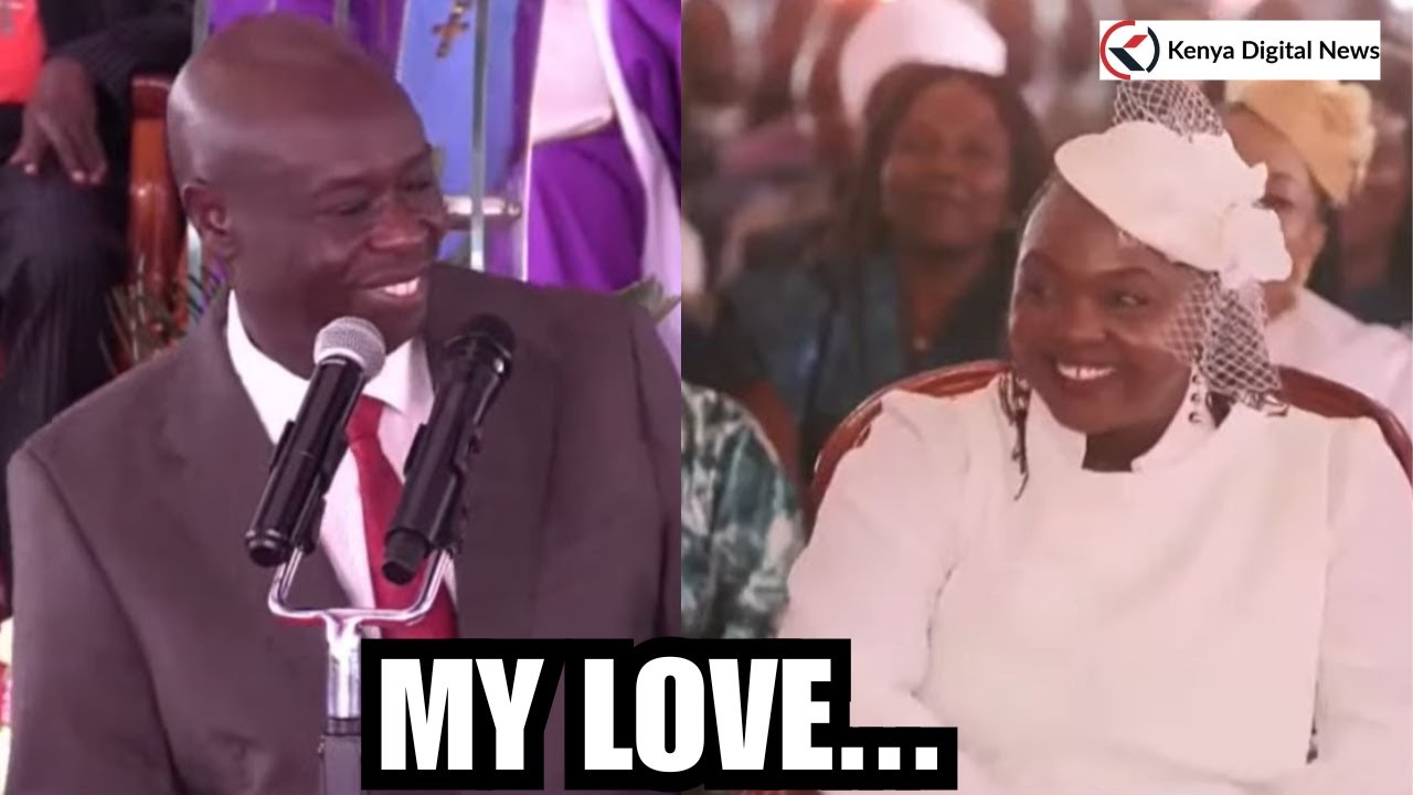 MY LOVE, CONGRATULATIONS! Gachagua's Message to Pastor Dorcas During her Ordination as Reverend