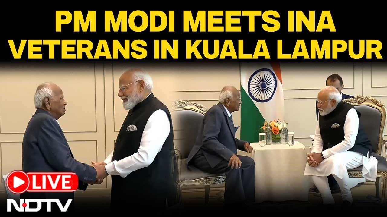 PM Modi LIVE | PM Modi News | PM Modi Speech | PM Modi In Malaysia | PM Modi Meets INA Veterans LIVE