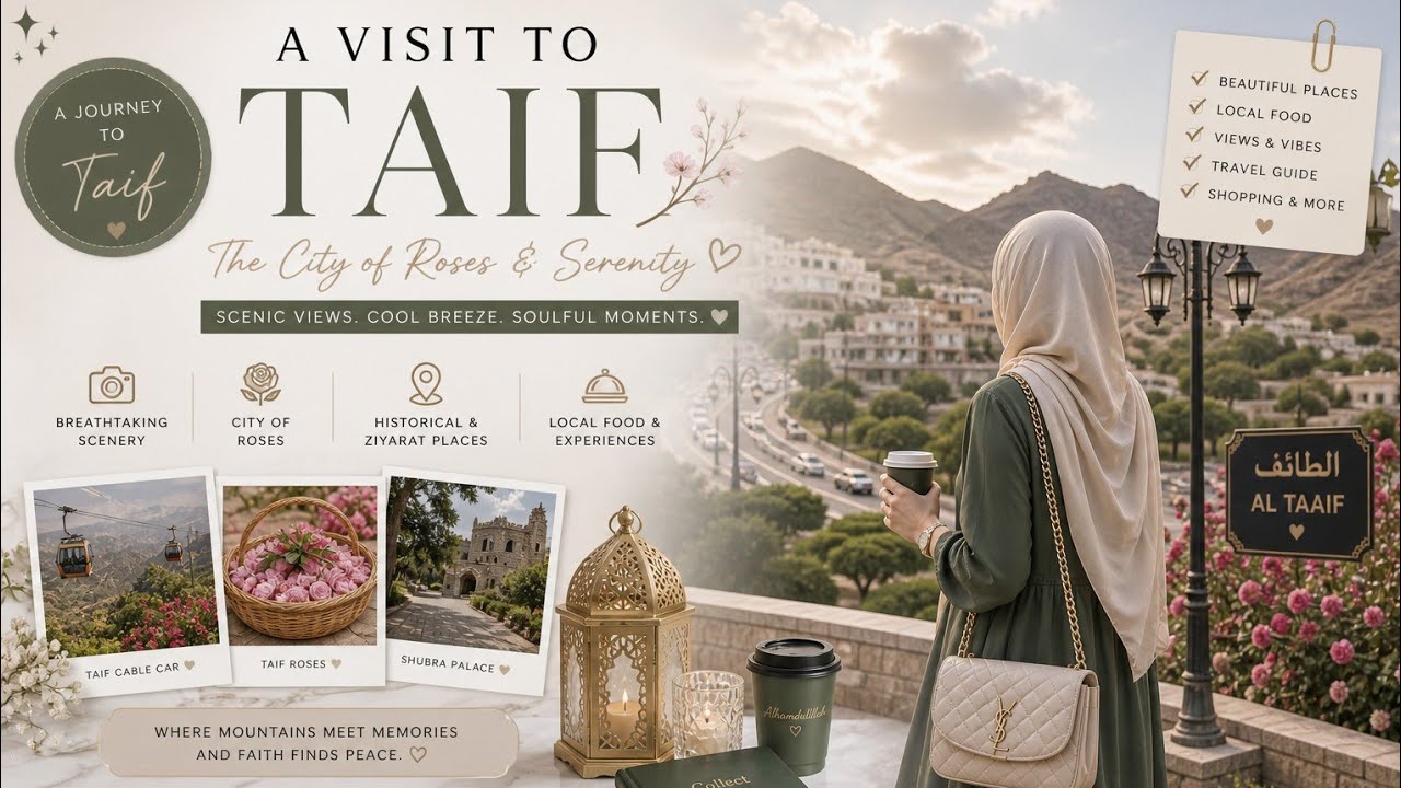 Beautiful City I Have Ever Seen | Taif Tour, Local Food &  Ziyarat Places Complete Guide For Taif