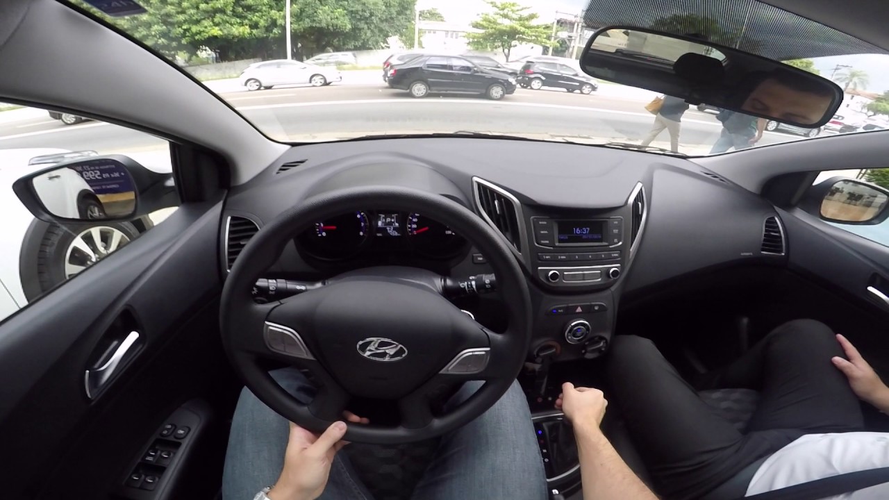 Hyundai HB20 1.6 Automático 2016 Test Drive Onboard POV GoPro + Comentários