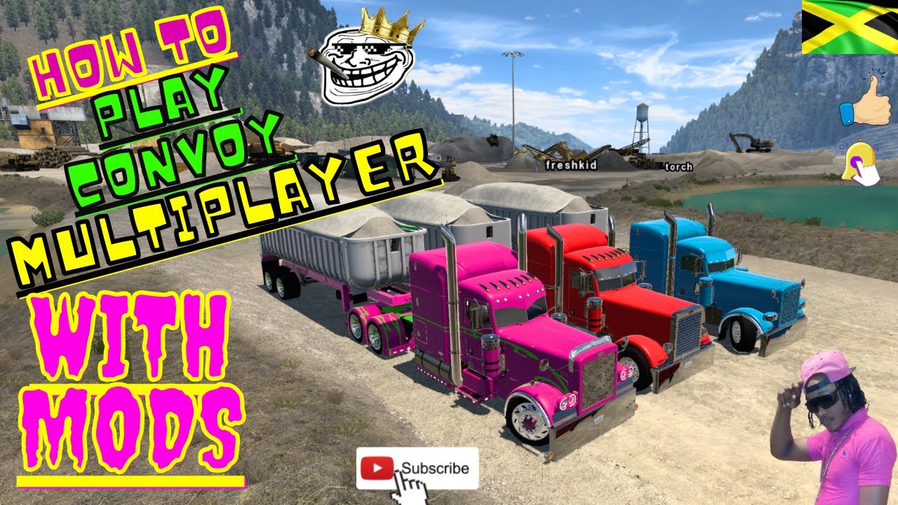 🙌😎🔥AMERICAN TRUCK SIMULATOR - HOW TO PLAY WITH MODS IN CONVOY MULTIPLAYER🔥😎🙌 (EXPERIMENTAL BETA)