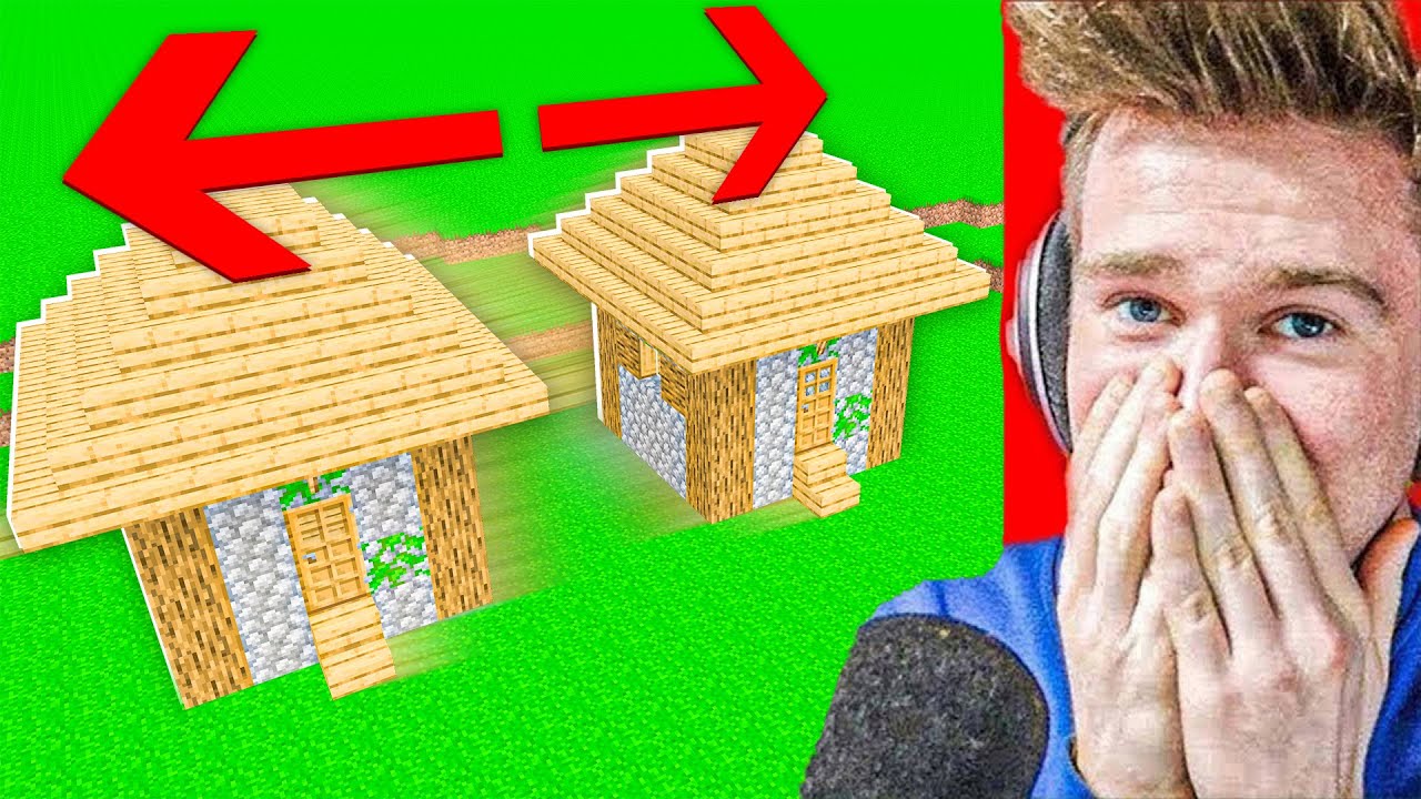 ODSUWAM DOMY WIDZÓW za każdym razem gdy NIE PATRZĄ 😂 | Minecraft Extreme