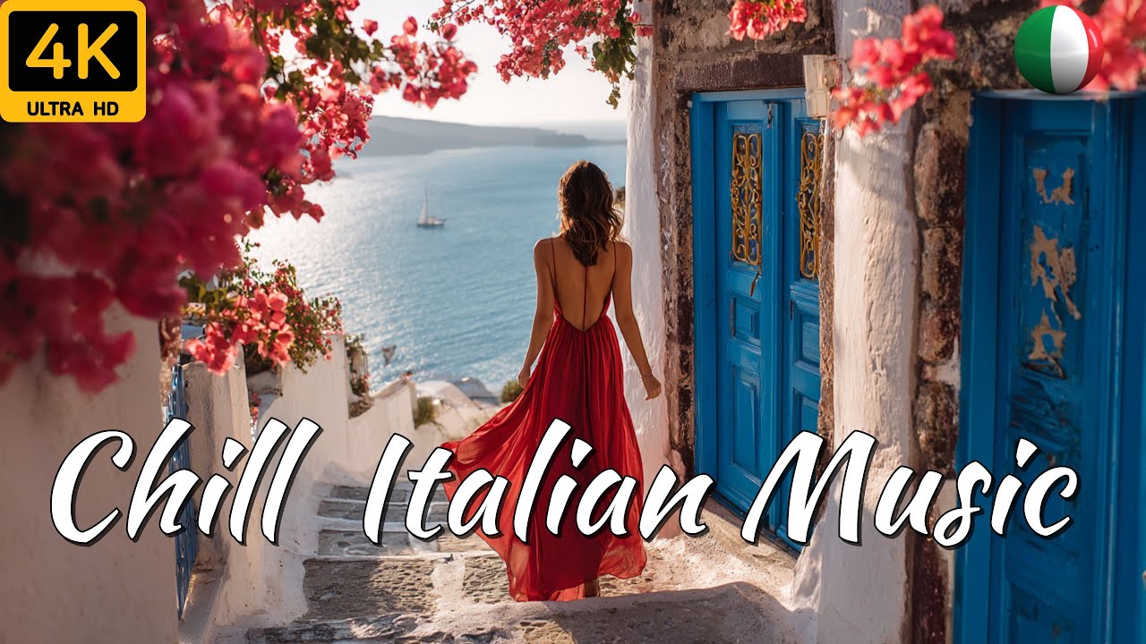 🇮🇹 Romantic Italian Serenade – 1 Hour of Relaxing 1960s Guitar Music in the Streets of Sorrento 🌙🎸