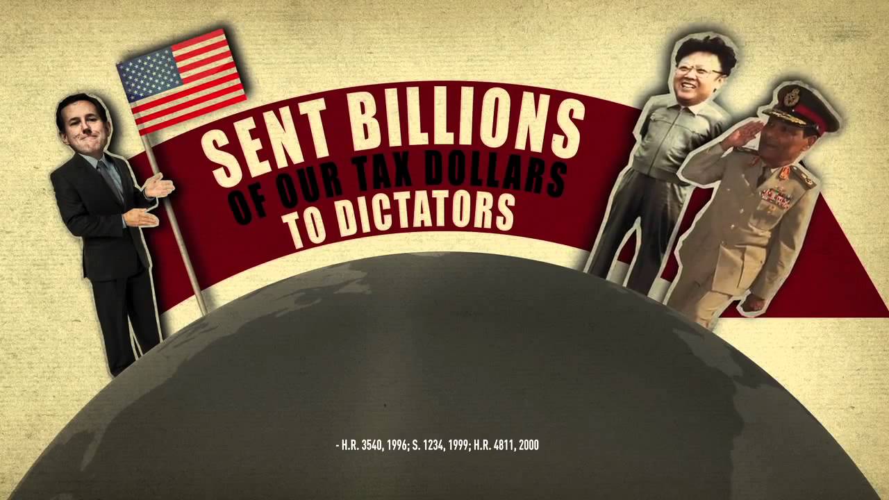 Is Rick Santorum a Fake Conservative? (New Ron Paul Ad)