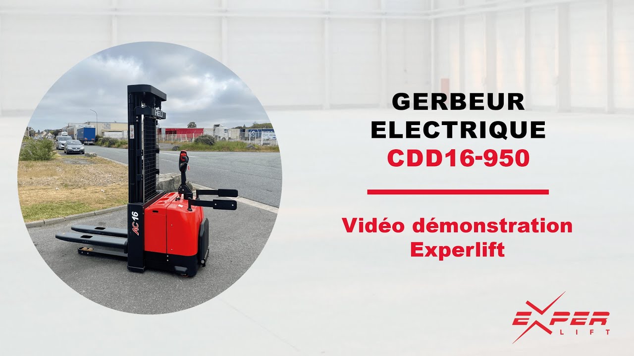 Gerbeur électrique CDD16-950 - Heli