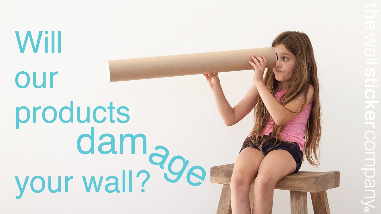 Will The Wall Sticker Company products damage your wall?