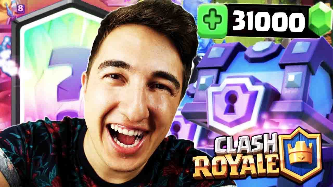 31000 GEMLE SÜPER BÜYÜLÜ SANDIK AÇTIM! - BEKLENEN SANDIK AÇILIMI!! - CLASH ROYALE