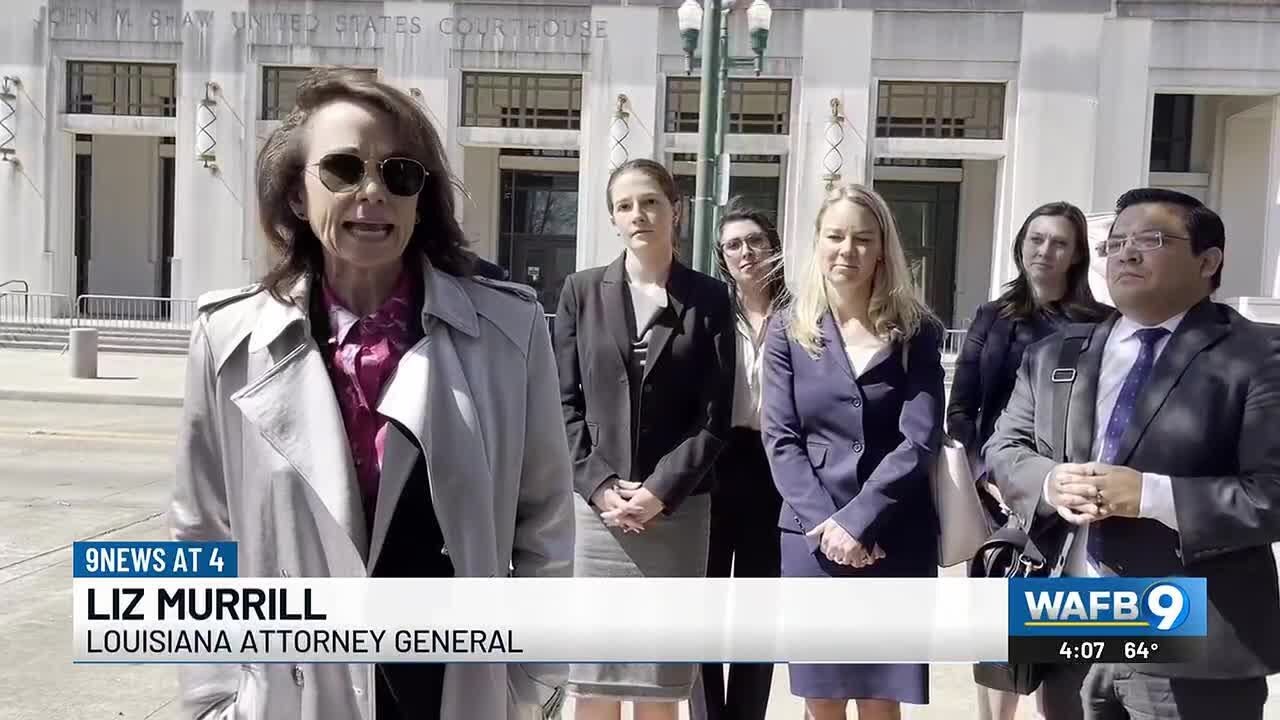 AG Liz Murrill appears in court for lawsuit challenging mail-order abortion drugs