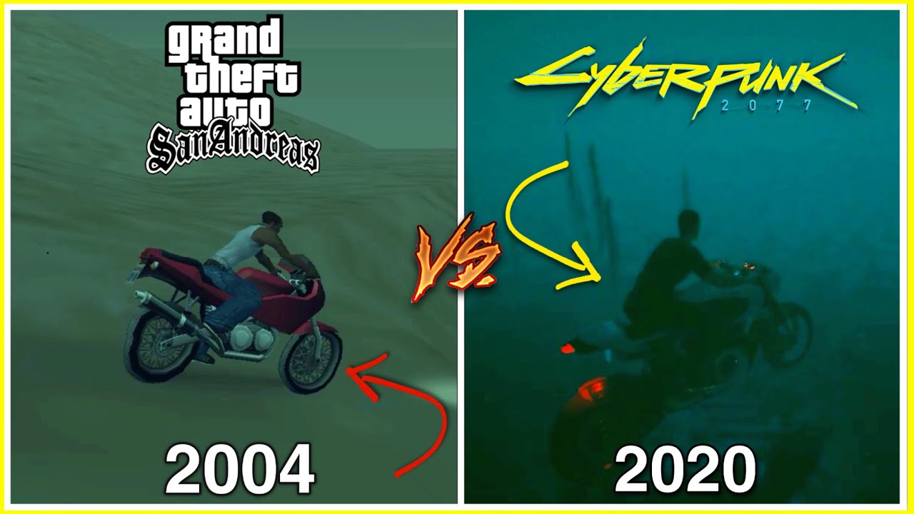 GTA San Andreas vs. Cyberpunk 2077