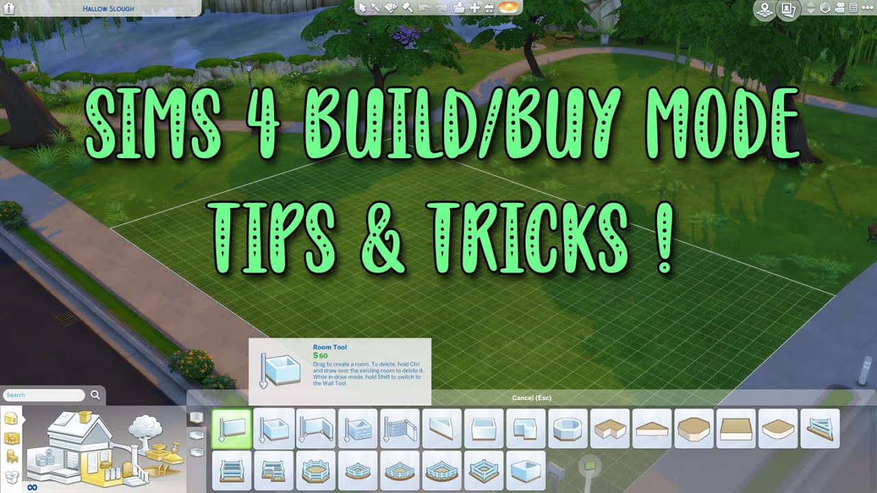 Sims 4 Build/Buy Mode Keyboard Shortcuts