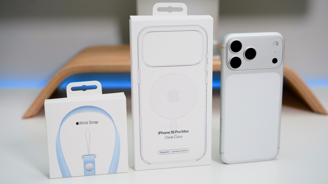 iPhone 18 Pro Official Apple Clear Case & Wrist Strap