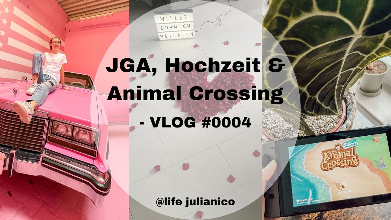 Animal Crossing, unsere Hochzeit und mein JGA · Wochen VLOG #0004