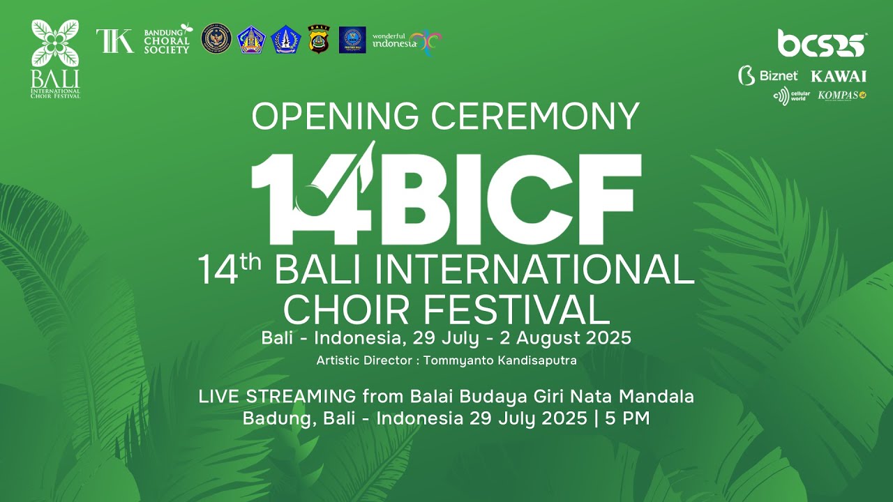 [LIVE STREAMING] Grand Prix Round of the 14th Bali International Choir Festival 2025