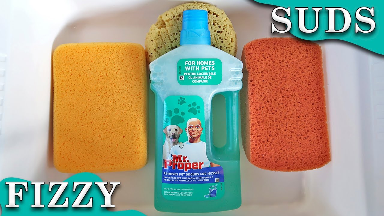 ASMR Fizzy Crunchy Sponge Squeezing ✨ SATISFYING SUDS & SOUNDS