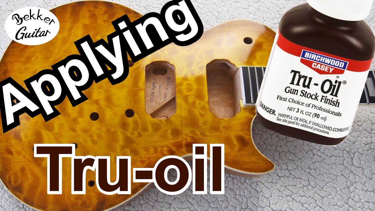 Part 4 | Pittbull Guitars | Tru oil Finish | DIY guitar build