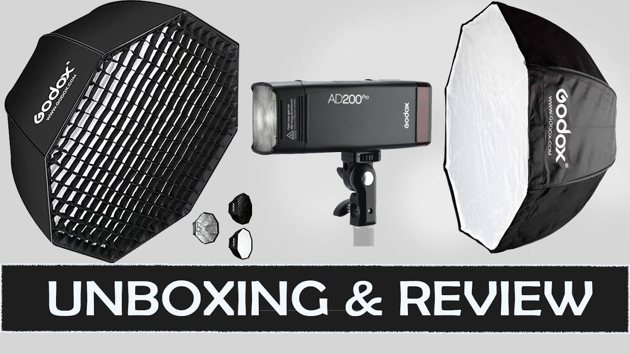 Godox SB-GUE80 80cm / 32 Inch Portable Octagon Honeycomb Grid Umbrella Speedlite Softbox with Mount