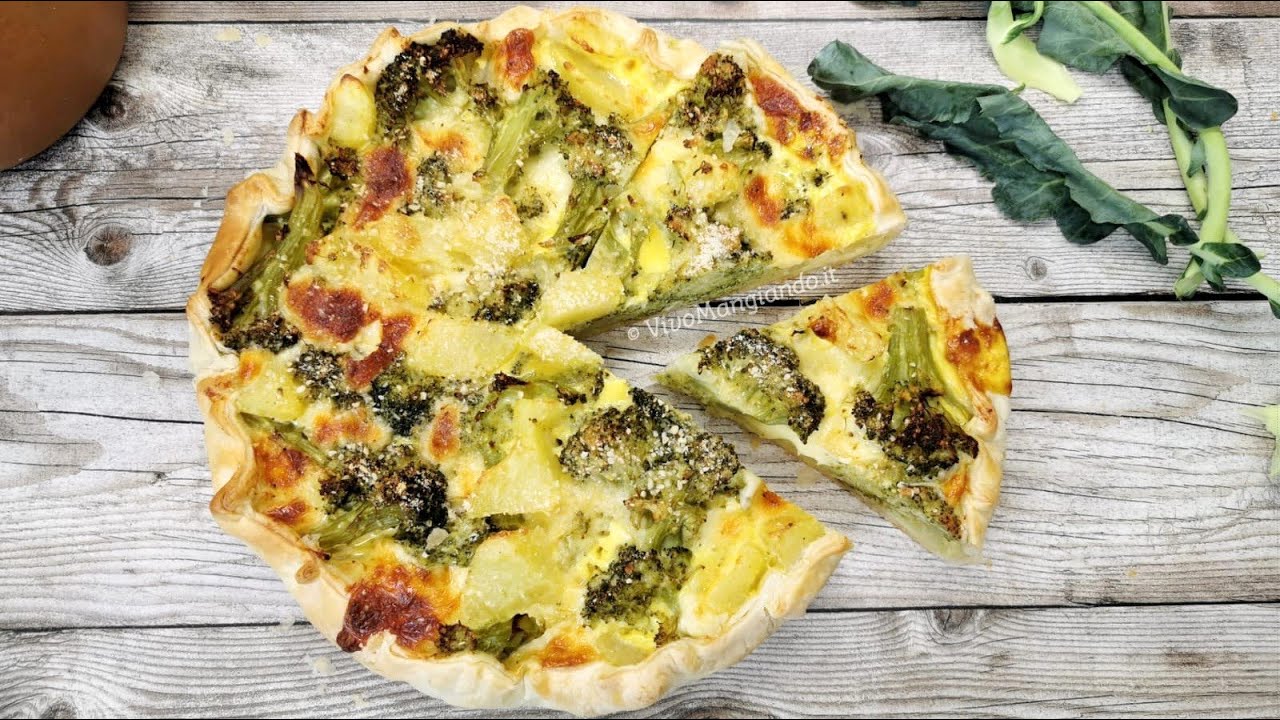 Torta salata con broccoli e patate