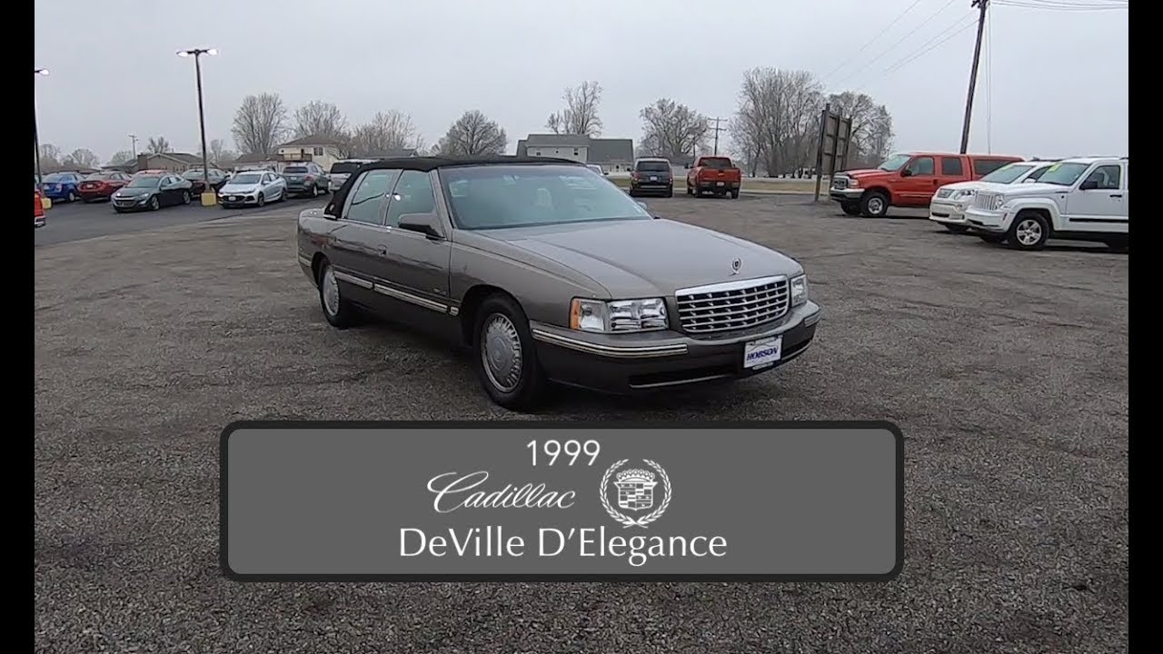 The Land Yacht of the 1990's - The 1999 Cadillac DeVille D'Elegance