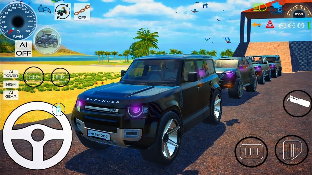 Driving Modified Black Indian Cars 😱| Gadi Wala Game| Mobile Game | Indian Car Simulator Game #2026 