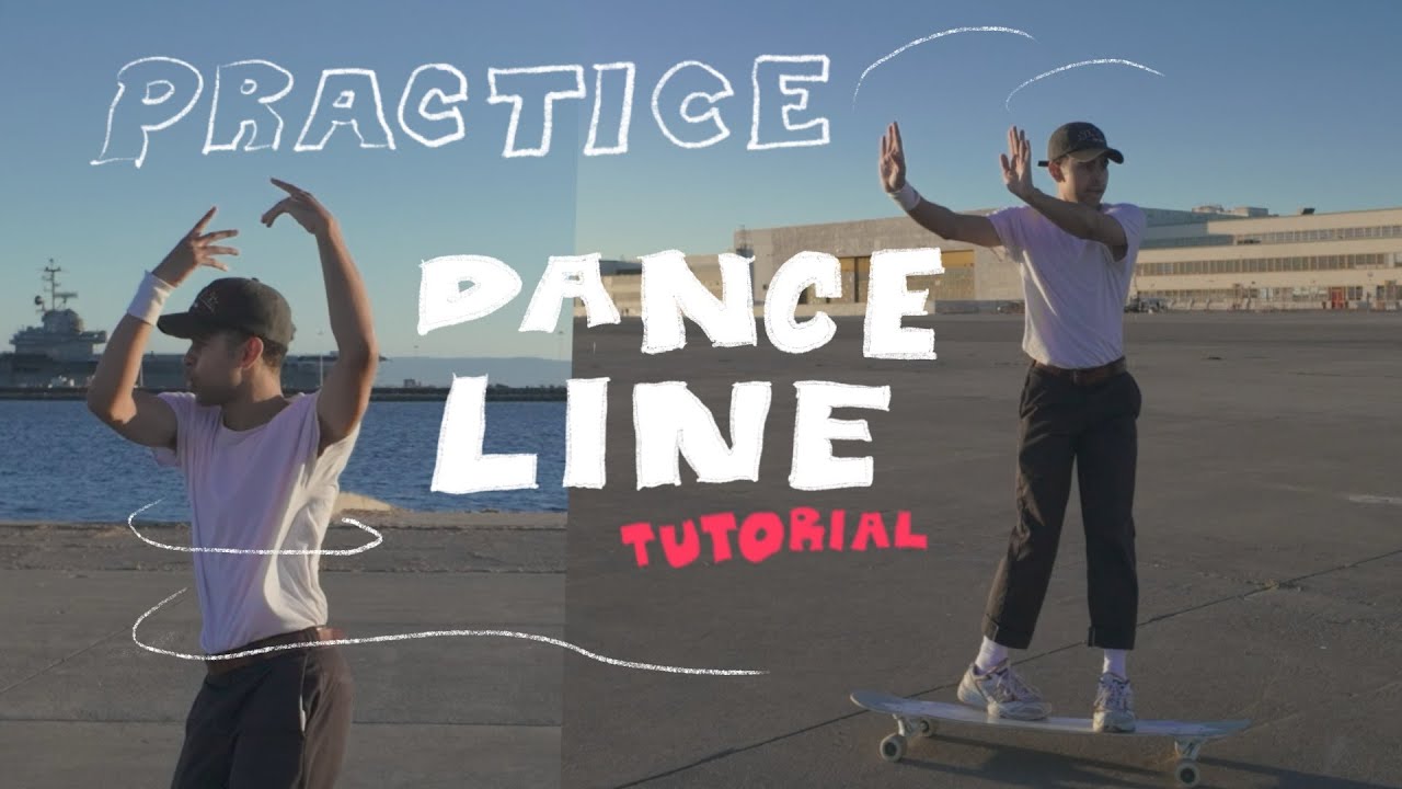 Longboard Dancing - Dance Practice Line [Tutorial]