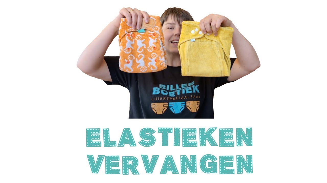 Elastiek vervangen van oude wasbare luiers
