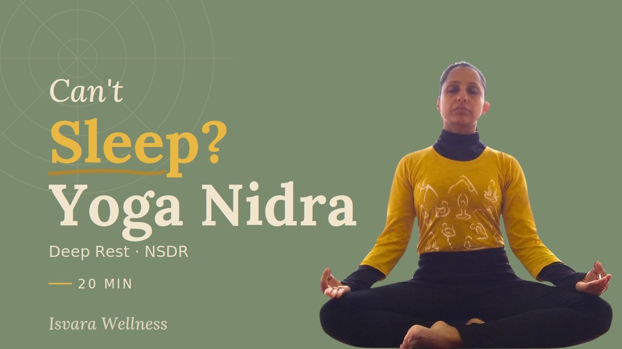 20-Minute Yoga Nidra | Non-Sleep Deep Rest (NSDR) for Stress & Anxiety