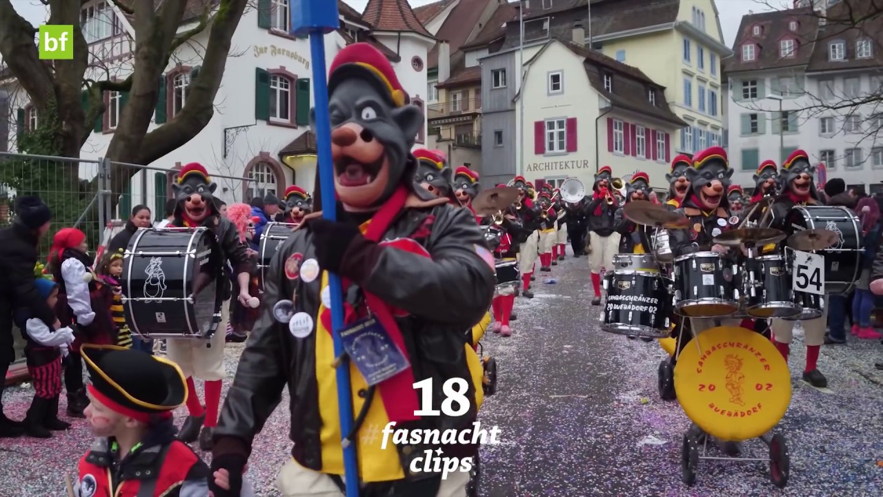 Sambaschränzer Fasnacht-Clip «Ängu» @Umzug Liestal 2018