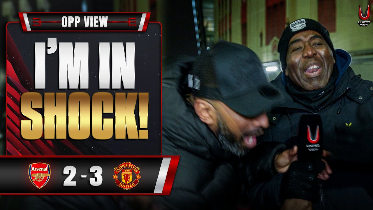 I REFUSE To Apologise!! | Arsenal 2-3 Man United | Opp View ft @AFTVmedia