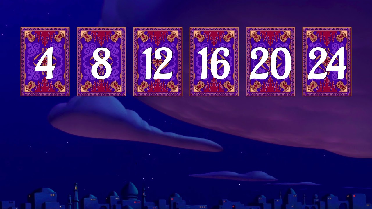 4 Times table song (cover of A Whole New World from Disney's Aladdin)